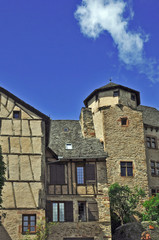 Il villaggio di Conques, Aveyron - Francia