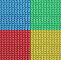 vector seamless knitted pattern background