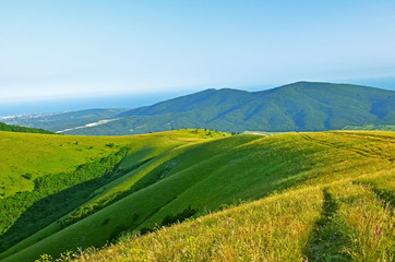 Fototapeta premium Caucasus Mountains in summer