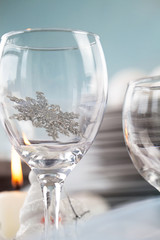 Christmas table setting