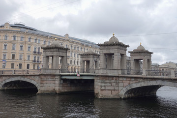Fototapeta na wymiar Neva River in St Petersburg