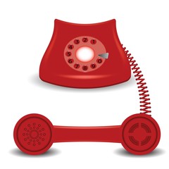 old red phone
