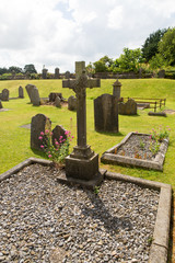Croix Celtique dans un cimetière de Kilkenny
