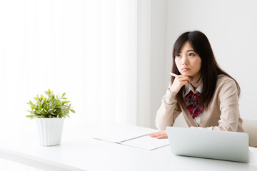 young asian woman lifestyle image