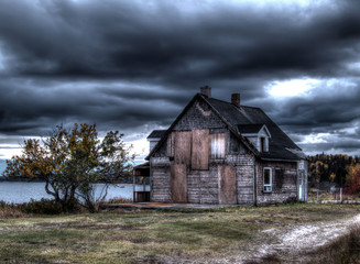 Vielle maison abandonnée