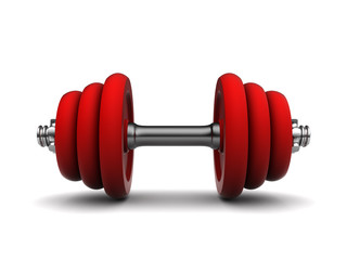 red dumbell