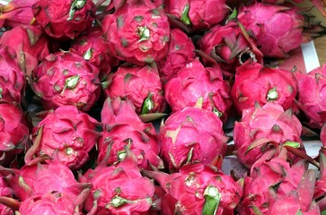 Colorful Dragon Fruits