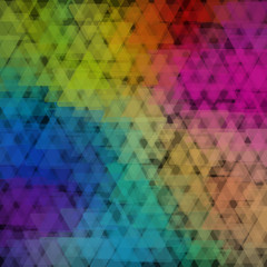 Abstract Geometrical Multicolored Background