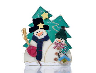 Christmas Decoration on white