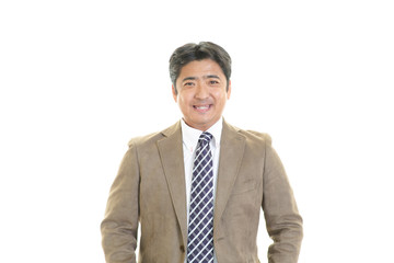 笑顔のビジネスマン