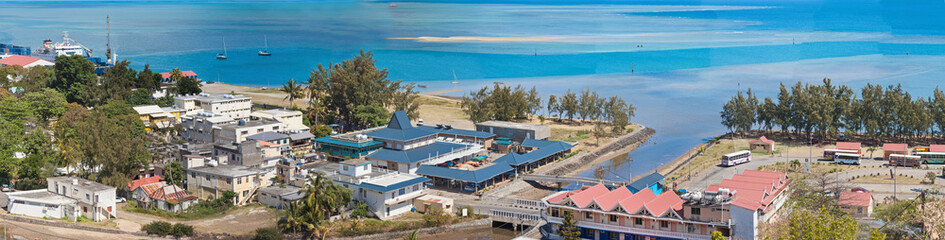 panorama de Port-Mathurin, &icirc;le Rodrigues