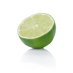 half of ripe lime