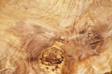 high detailed texture of olive wood board