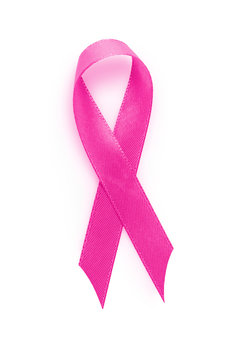 pink awarness ribbon breast cancer symbol