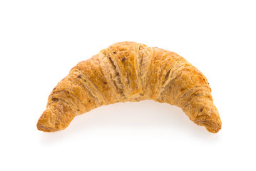 Croissant isolated on white background