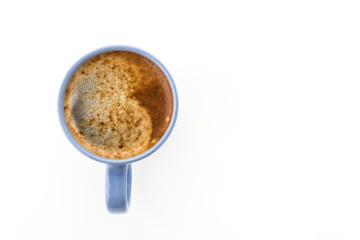 Coffee cup isolated on white background