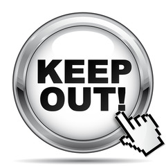 KEEP OUT ICON