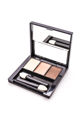 Eye shadow cosmetic isolated on white background