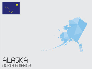 Set of Infographic Elements for the Country of Alaska