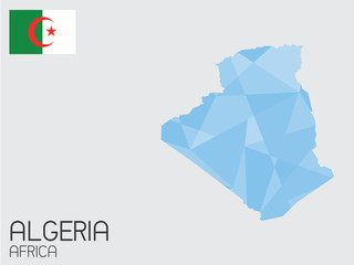 Set of Infographic Elements for the Country of Algeria