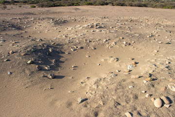 Tombs at Chauchilla Cemetery in Peru