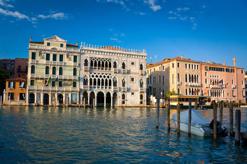 Obraz premium View of Grand canal in Venice, Italy.