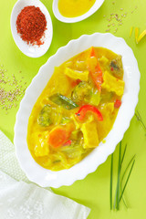 Curry Gemüse mit Tofu