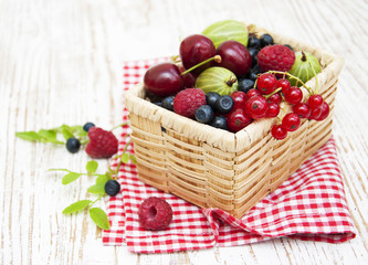 Assorted fresh berries