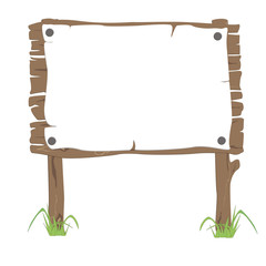 vector wooden board