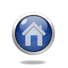 home circular icon on white background