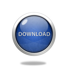 download circular icon on white background