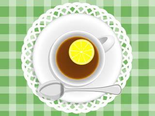 tea with lemon