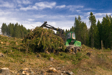 voll beladener Rückezug