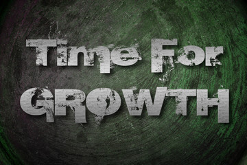 Time For Growth Concept