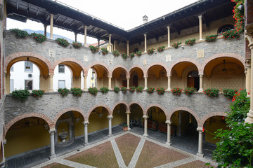 Fototapeta na wymiar The Palace of Government at Bellinzona