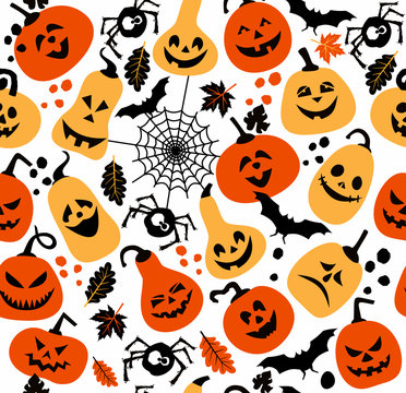 Seamless pattern of halloween.