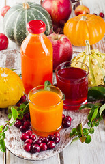 Bottle  of healthy  juice