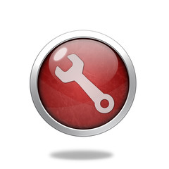 tools circular icon on white background
