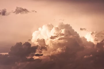 Crédence de cuisine en verre imprimé Ciel nuage orageux cumulonimbus
