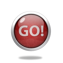 go circular icon on white background