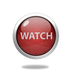 watch circular icon on white background
