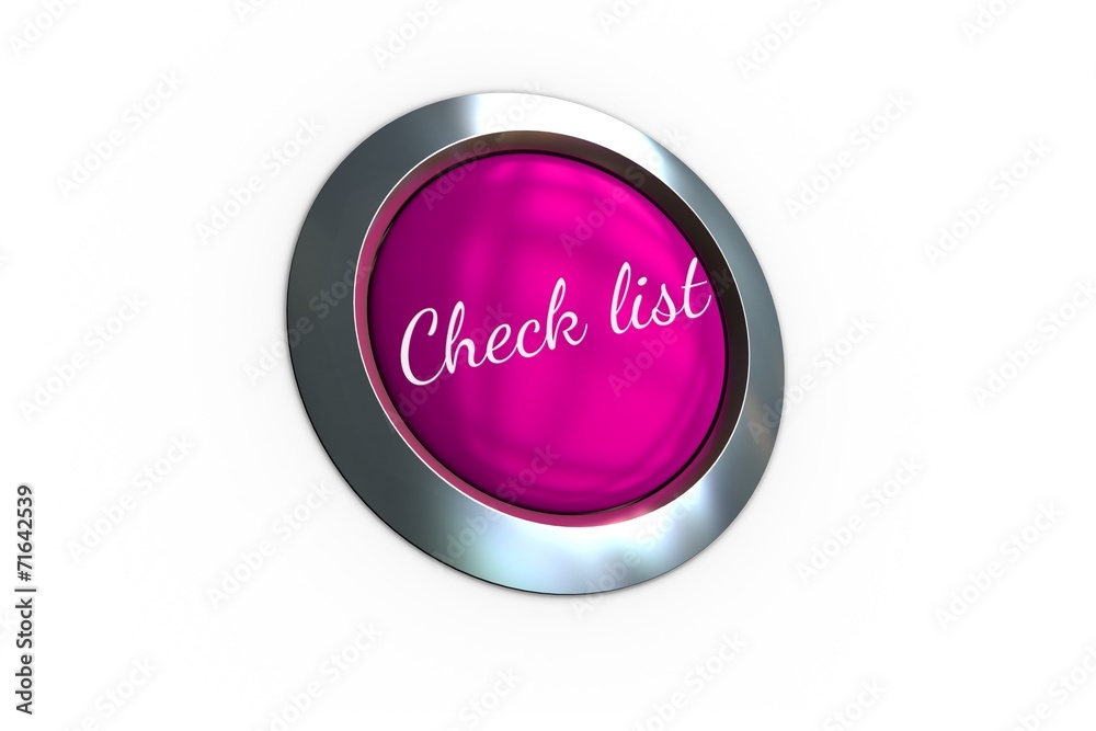 Poster digitally generated green push button