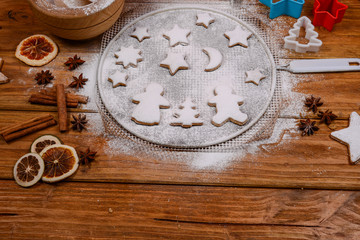 Cookies and winter spices