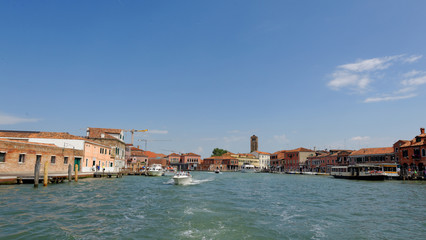 Fototapeta na wymiar Canal à Murano