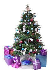 Christmas tree with gifts
