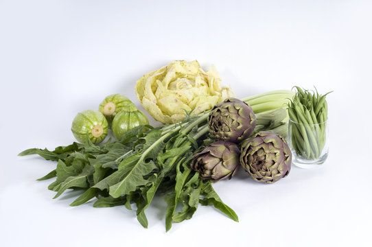 Gr&uuml;nes italienisches Gem&uuml;se
