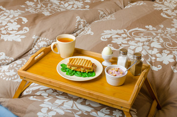 Breakfast in bed