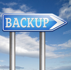 Obraz premium data backup