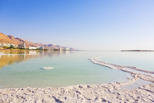 Landscape Dead Sea coastline