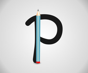 Letra P Abecedario en Inglés